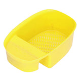 Sink Drain Basket Household Saddle Shaped Mesh Strainer for Kitchen Waste Vegetable FruitsYellow