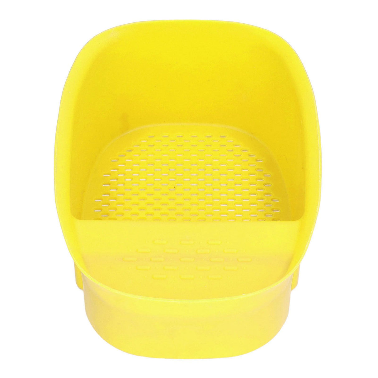 Sink Drain Basket Household Saddle Shaped Mesh Strainer for Kitchen Waste Vegetable FruitsYellow