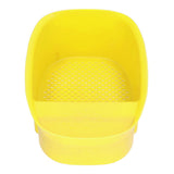 Sink Drain Basket Household Saddle Shaped Mesh Strainer for Kitchen Waste Vegetable FruitsYellow