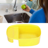 Sink Drain Basket Household Saddle Shaped Mesh Strainer for Kitchen Waste Vegetable FruitsYellow - Extra Image
