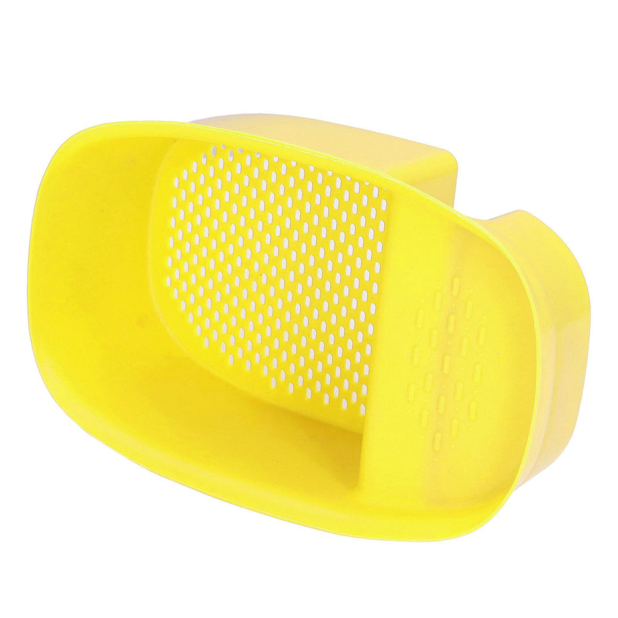 Sink Drain Basket Household Saddle Shaped Mesh Strainer for Kitchen Waste Vegetable FruitsYellow