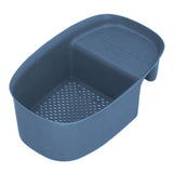 Sink Drain Basket Household Saddle Shaped Mesh Strainer for Kitchen Waste Vegetable FruitsBlue