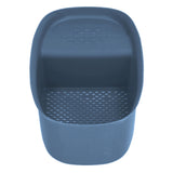 Sink Drain Basket Household Saddle Shaped Mesh Strainer for Kitchen Waste Vegetable FruitsBlue