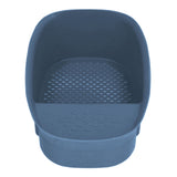 Sink Drain Basket Household Saddle Shaped Mesh Strainer for Kitchen Waste Vegetable FruitsBlue