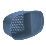 Sink Drain Basket Household Saddle Shaped Mesh Strainer for Kitchen Waste Vegetable FruitsBlue