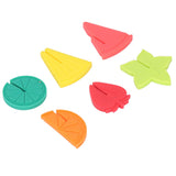 6pcs Wine Glass Marker Silicone Fruit Pattern Harmless Reusable Drink Cup Labels for Bar Party - Rear View