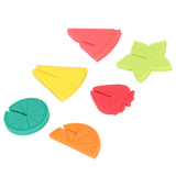 6pcs Wine Glass Marker Silicone Fruit Pattern Harmless Reusable Drink Cup Labels for Bar Party