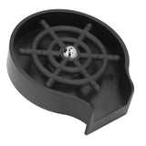 Automatic Cup Washer Black Stainless Steel Cleanfree Fashionable Pitcher Rinser for Commercial and Domestic Bars - Low Angle