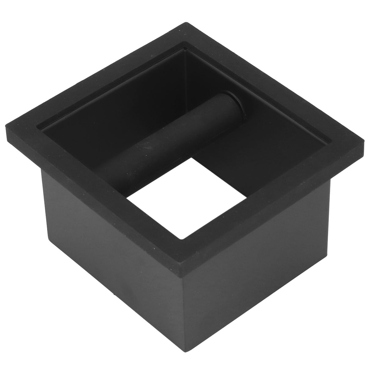 Coffee Knock Box Grounds Disposal Bin Bottomless Embedded Flat Mouth Stainless Steel