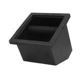 Coffee Knock Box Grounds Disposal Bin Bottomless Embedded Oblique Mouth Stainless Steel - 45-Degree Angle