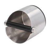 Coffee Grounds Bucket Stainless Steel Rubber Coffee Dump Bin for Home Restaurants BarsStainless Steel Small (FC‑04‑1)