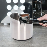 Coffee Grounds Bucket Stainless Steel Rubber Coffee Dump Bin for Home Restaurants BarsStainless Steel Small (FC‑04‑1) - Extra Image