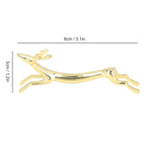 4Pcs Chopstick Rest Smoother Surfaces Reusable Cute Animal Design Gold Chopstick Rest for Home Restaurant PartyDeer
