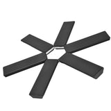 Foldable Trivets Heat Insulating Collapsible Pot Holder for Kitchen Dining Room Black