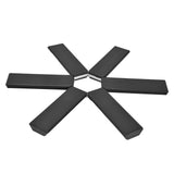 Foldable Trivets Heat Insulating Collapsible Pot Holder for Kitchen Dining Room Black - Extra Image
