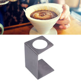 Drip Coffee Stand Samll Size Light Durable Metal Reusable Pour Over Coffee Dripper Stand for Cafe HouseholdBlack - Extra Image