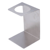 Drip Coffee Stand Samll Size Light Durable Metal Reusable Pour Over Coffee Dripper Stand for Cafe HouseholdBrushed Stainless Steel Color