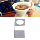Drip Coffee Stand Samll Size Light Durable Metal Reusable Pour Over Coffee Dripper Stand for Cafe HouseholdBrushed Stainless Steel Color - Extra Image