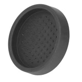 Coffee Tamper Mat Good Protection Compact Anti Slip Round Coffee Powder Pad for Cafe HouseholdBlack