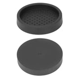 Coffee Tamper Mat Good Protection Compact Anti Slip Round Coffee Powder Pad for Cafe HouseholdBlack - Extra Image