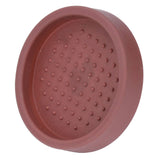 Coffee Tamper Mat Good Protection Compact Anti Slip Round Coffee Powder Pad for Cafe HouseholdBrown