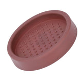 Coffee Tamper Mat Good Protection Compact Anti Slip Round Coffee Powder Pad for Cafe HouseholdBrown