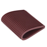 Bar Mat Premium Food Grade Silicone Heat Resistant Durable Odorless Nonslip Soft Flexible Coffee Bar MatBrown - Extra Image
