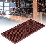 Bar Mat Premium Food Grade Silicone Heat Resistant Durable Odorless Nonslip Soft Flexible Coffee Bar MatBrown - Extra Image