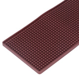 Bar Mat Premium Food Grade Silicone Heat Resistant Durable Odorless Nonslip Soft Flexible Coffee Bar MatBrown - Extra Image