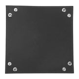 Leather Tray Fashionable Design Artificial Leather Durable Wide Application Mens Valet Tray for Jewelry Watch Key PhoneBlack - Close-Up Angle