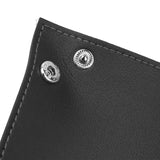 Leather Tray Fashionable Design Artificial Leather Durable Wide Application Mens Valet Tray for Jewelry Watch Key PhoneBlack