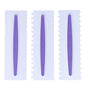3Pcs Cake Scraper Premium Plastic Durable Glossy Surface Easy Operation Icing Smoother