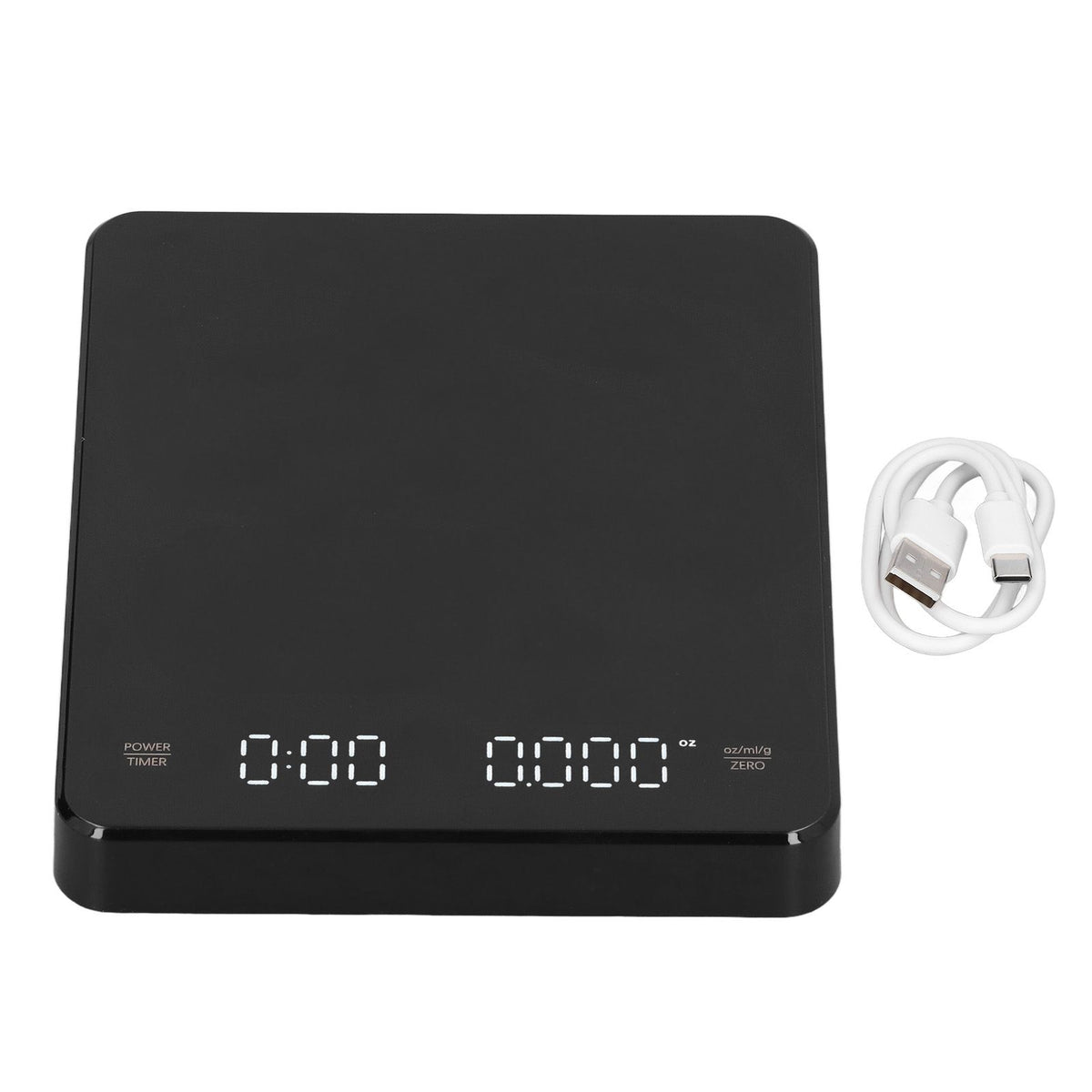 Electronic Coffee Scale Rechargeable High Temperature Resistance 3KG Kitchen Scale for Home