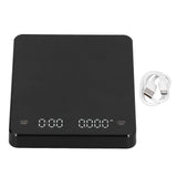 Electronic Coffee Scale Rechargeable High Temperature Resistance 3KG Kitchen Scale for Home
