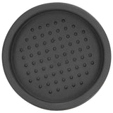 Round Silicone Coffee Tamper Mat Soft Heat Resistant Portable Coffee Tamper Pad for HomeBlack