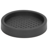 Round Silicone Coffee Tamper Mat Soft Heat Resistant Portable Coffee Tamper Pad for HomeBlack