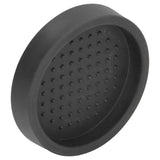 Round Silicone Coffee Tamper Mat Soft Heat Resistant Portable Coffee Tamper Pad for HomeBlack