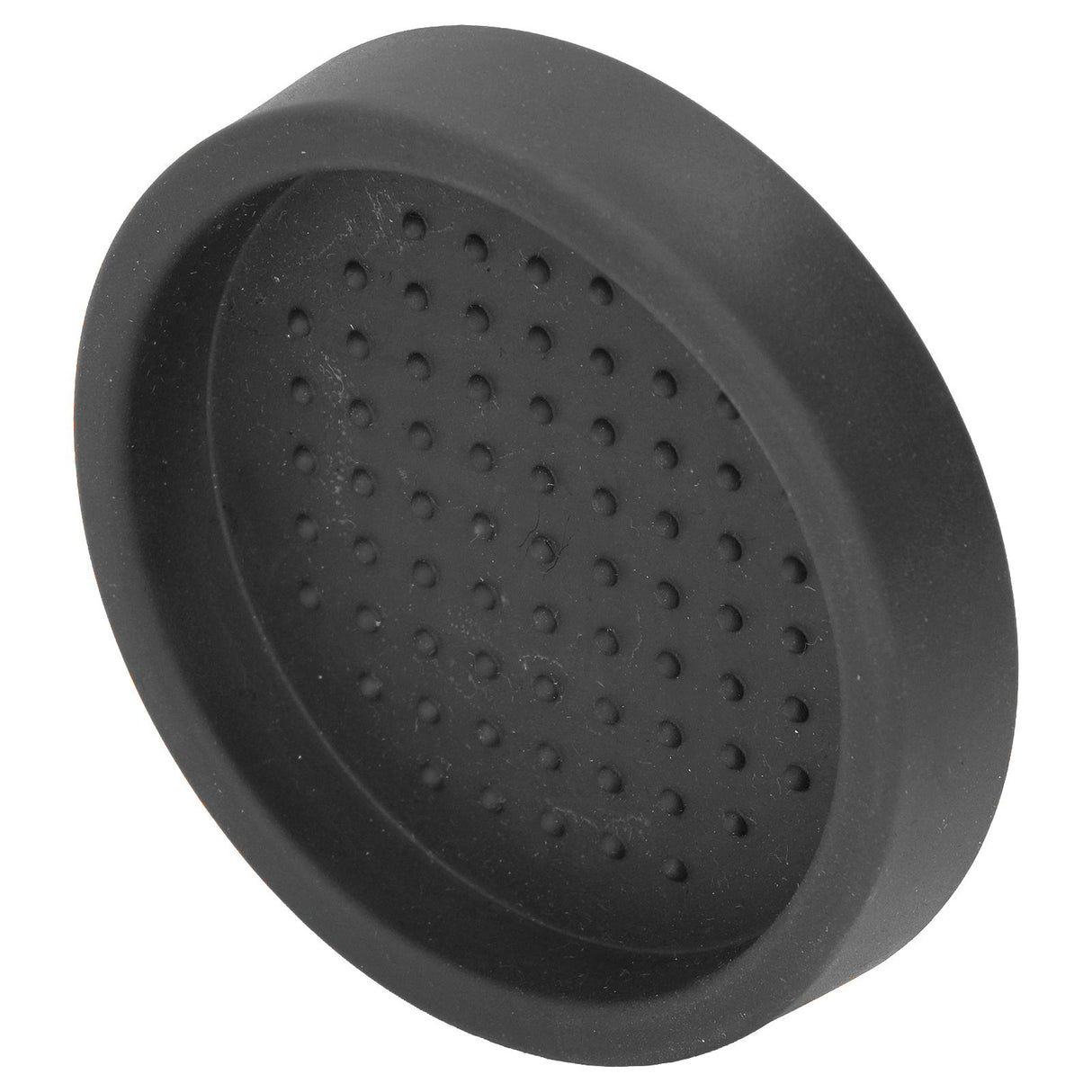 Round Silicone Coffee Tamper Mat Soft Heat Resistant Portable Coffee Tamper Pad for HomeBlack