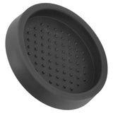 Round Silicone Coffee Tamper Mat Soft Heat Resistant Portable Coffee Tamper Pad for HomeBlack