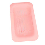 Strainer Basket Telescopic Design Anti Slip Rust Resistant Drain Colander Kitchen AccessoryPink