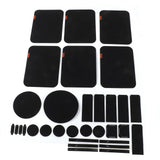 27Pcs Felt Placemat Anti Scratch Insulated Anti Slip Felt Table Mats Set for Home Dining Room Kitchen Hotel