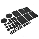 27Pcs Felt Placemat Anti Scratch Insulated Anti Slip Felt Table Mats Set for Home Dining Room Kitchen Hotel