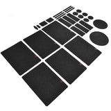 27Pcs Felt Placemat Anti Scratch Insulated Anti Slip Felt Table Mats Set for Home Dining Room Kitchen Hotel