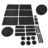 27Pcs Felt Placemat Anti Scratch Insulated Anti Slip Felt Table Mats Set for Home Dining Room Kitchen Hotel