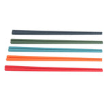24cm 5 Color Chopsticks Set Silicone Stainless Steel Chopsticks Reusable Anti Slip Kitchen Tableware