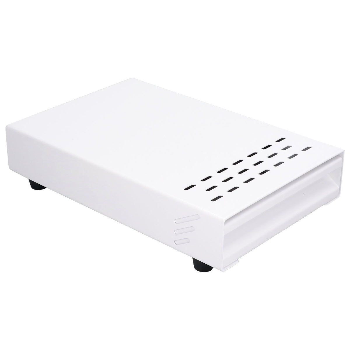 Coffee Knock Box Drawer Stainless Steel Thickened Coffee Residue Powder Box for Household ShopWhite