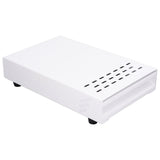 Coffee Knock Box Drawer Stainless Steel Thickened Coffee Residue Powder Box for Household ShopWhite - Front View