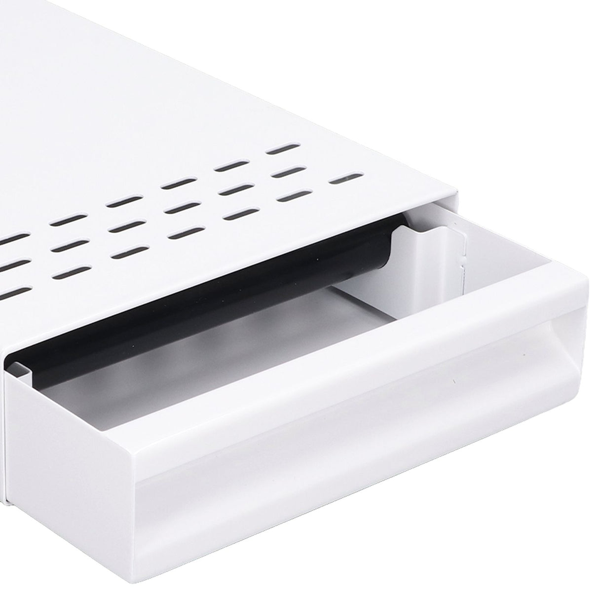 Coffee Knock Box Drawer Stainless Steel Thickened Coffee Residue Powder Box for Household ShopWhite