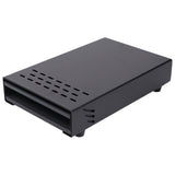 Coffee Knock Box Drawer Stainless Steel Thickened Coffee Residue Powder Box for Household ShopBlack - Top-Down View