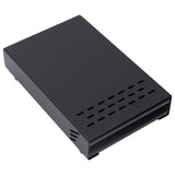 Coffee Knock Box Drawer Stainless Steel Thickened Coffee Residue Powder Box for Household ShopBlack - Low Angle